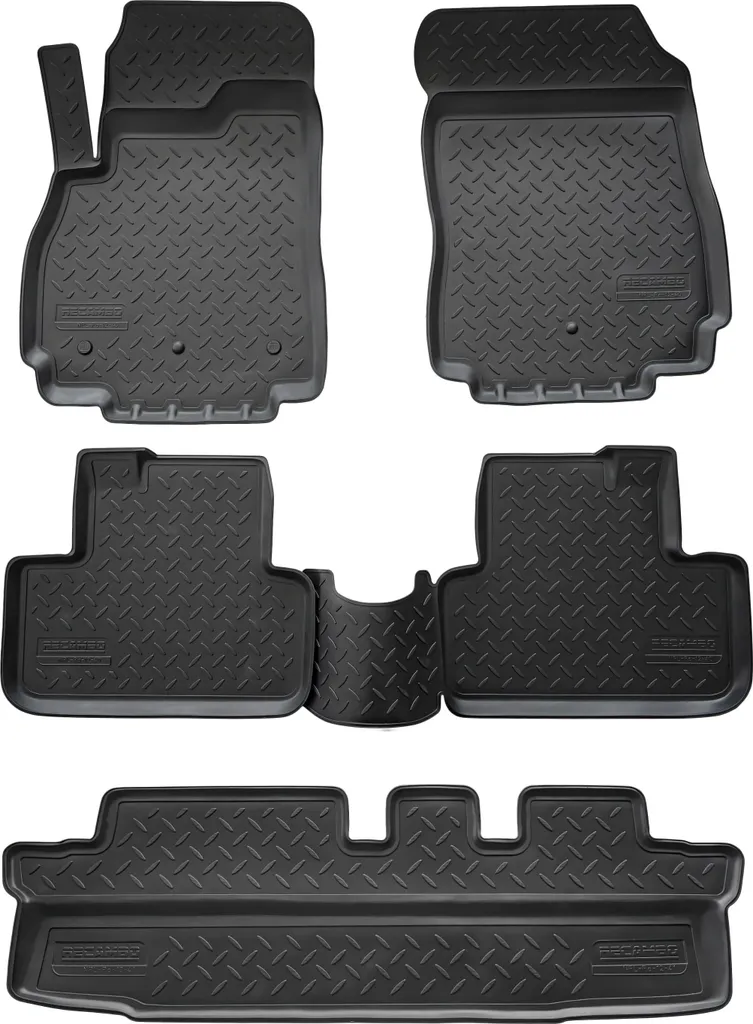 MTM Tappetini Auto Per Chevrolet Orlando 2011-2014, 4 Pezzi Su Misura In Moquette Nera, Battitacco, Antiscivolo, Made In Italy - 3