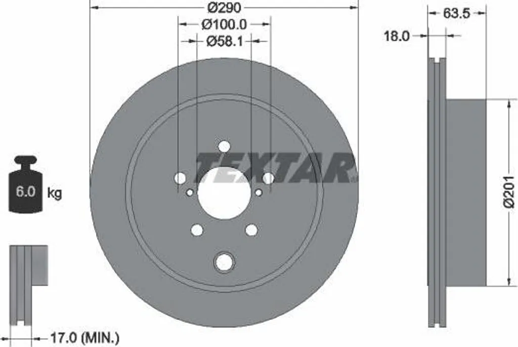 Disque de frein de rechange pour entretien mécanique de la GT 86