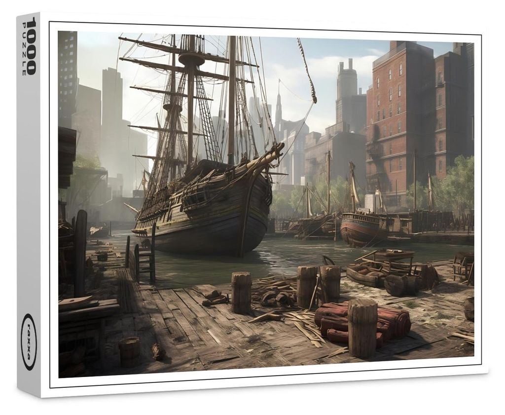 raxxa Premium-Puzzle "Spooked", 1000 Teile