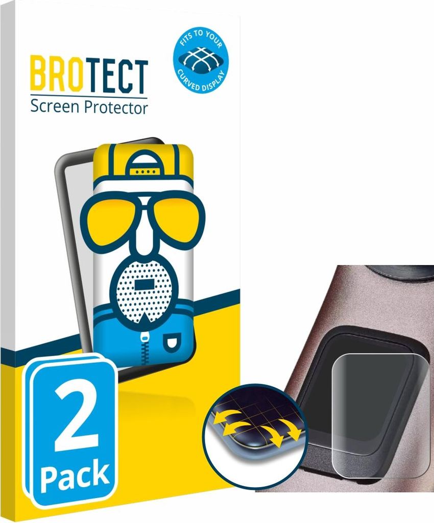 2x BROTECT Fullscreen Schutzfolie für Specialized Turbo Levo 4 Displayschutz Folie Fullcover Matt Entspiegelungsfolie