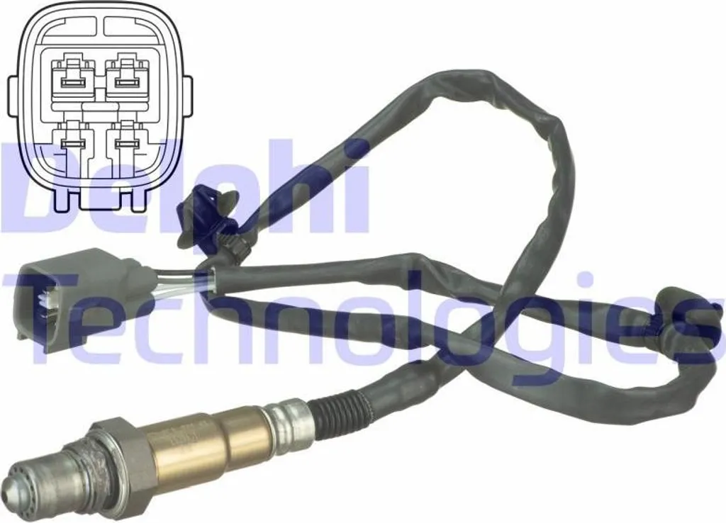 Sonde Lambda DELPHI ES20631-12B1 pour Yaris OE 894650D060 d'origine