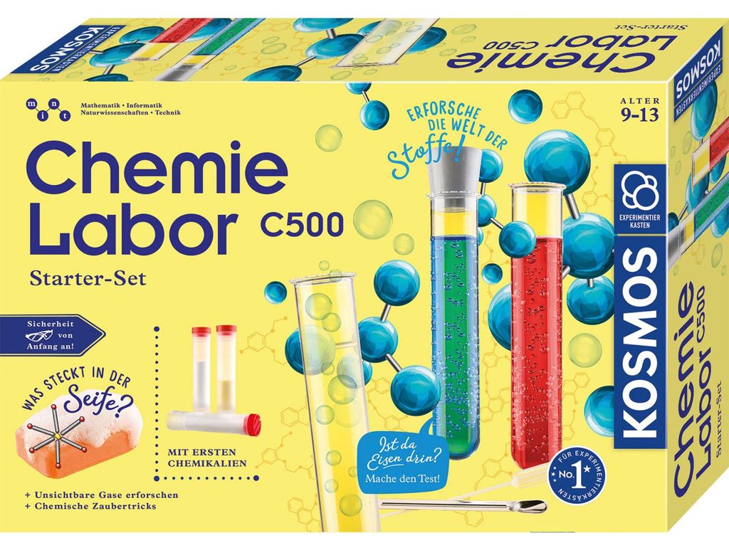 Kosmos Chemielabor C500, Experimentierkasten, (Starter-Set)