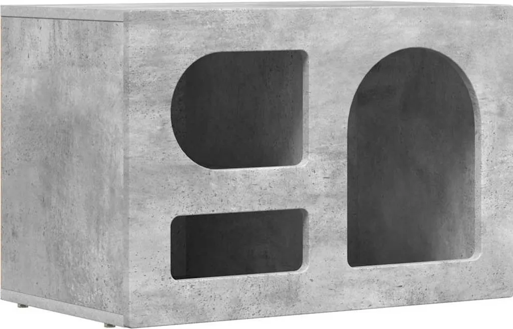 Porta TV Compatto vidaXL 60 cm - Grigio Cemento in Legno