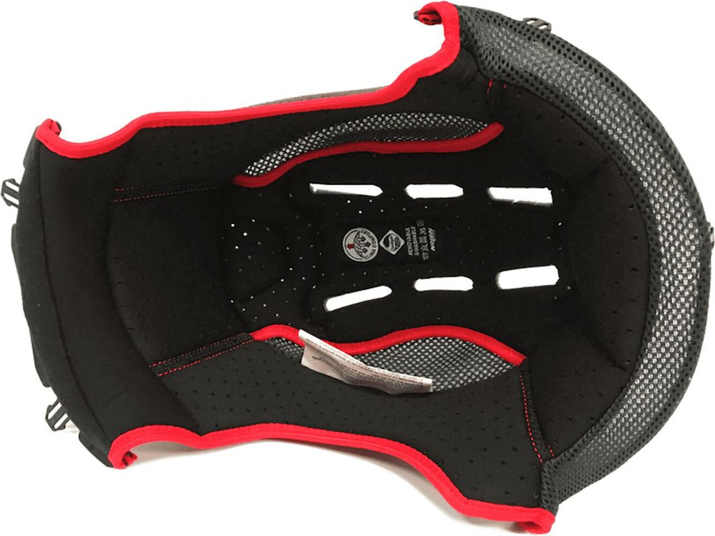 Nolan N87 Clima Comfort Innenfutter, schwarz/rot, 3XL