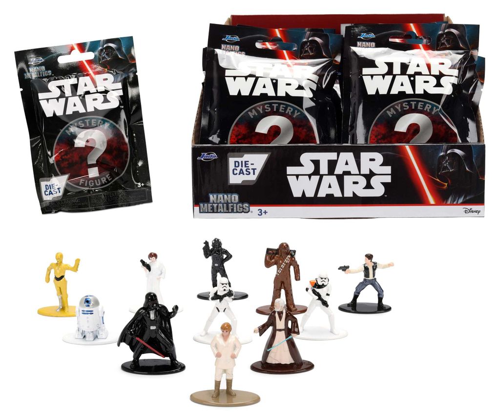 Simba Dickie Star Wars Blind Pack Nanofigs, 13-sort. Immagine del prodotto 