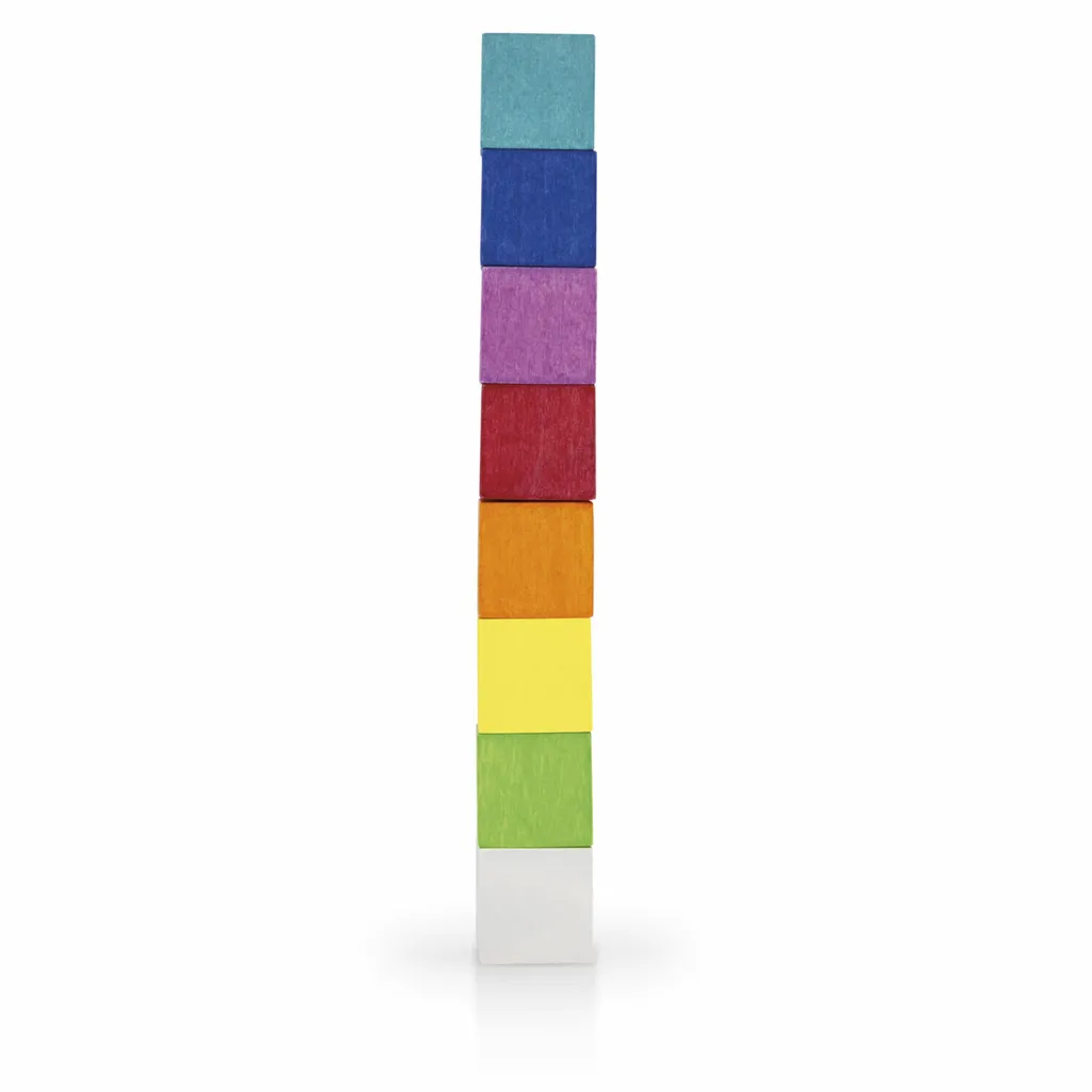 Set 8 Magneti Cubici magnetoplan Wood Series 16653810 Nero 20mm