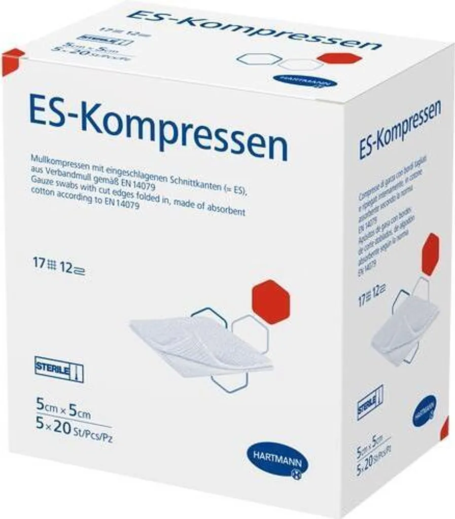 Hartmann ES Compresse Sterili 5x5 cm 12 strati 100pz | Prezzo Sanitaria