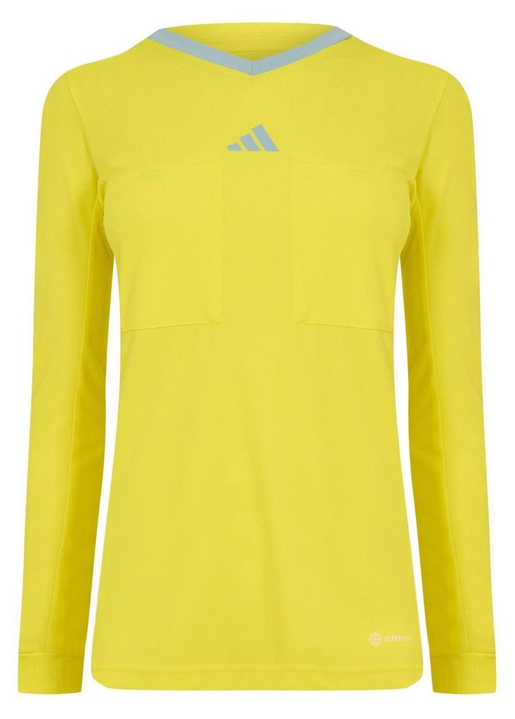 Adidas - "22" Schiedsrichtertrikot für Damen, Langärmlig GT28425 (38 DE) (Leuchtend Gelb)