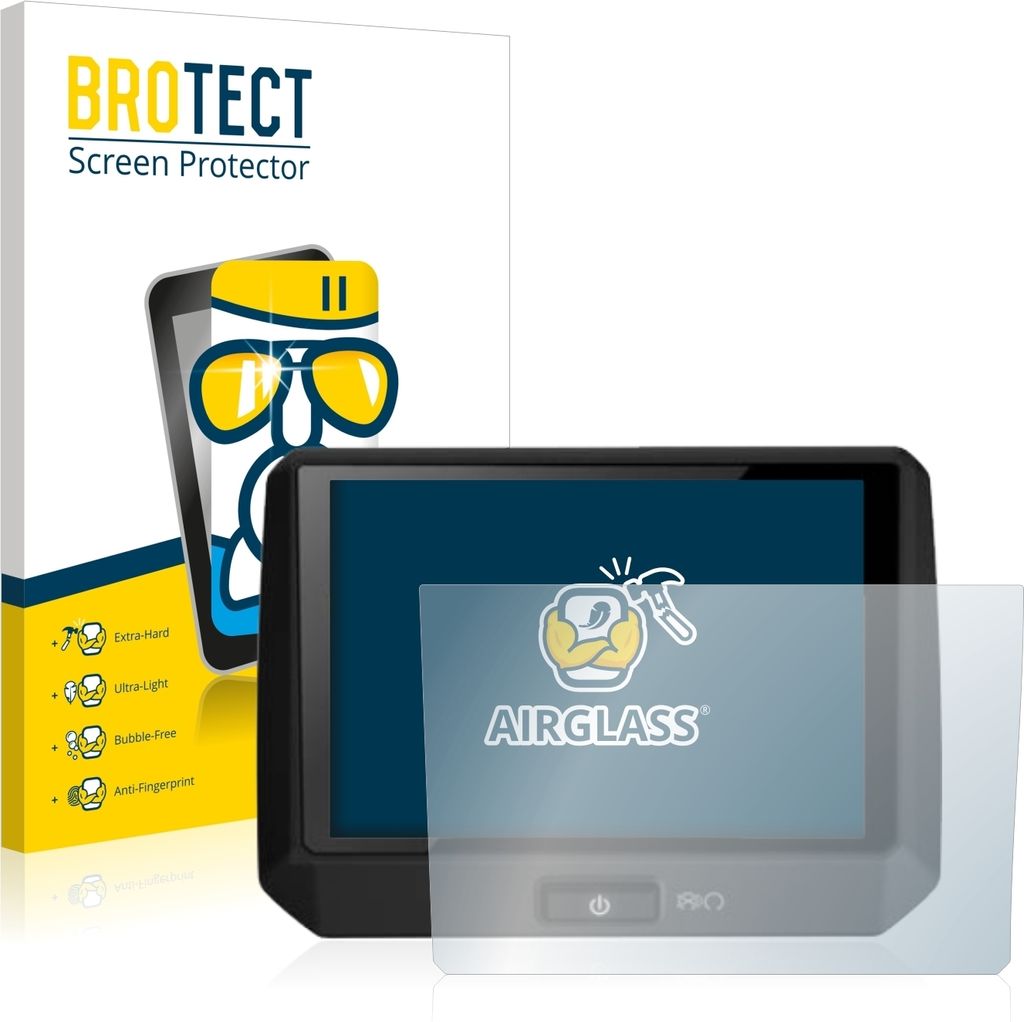 BROTECT Schutzglas für Flyer Display D1 Schutzfolie Panzer Folie Glas Display Schutz klar