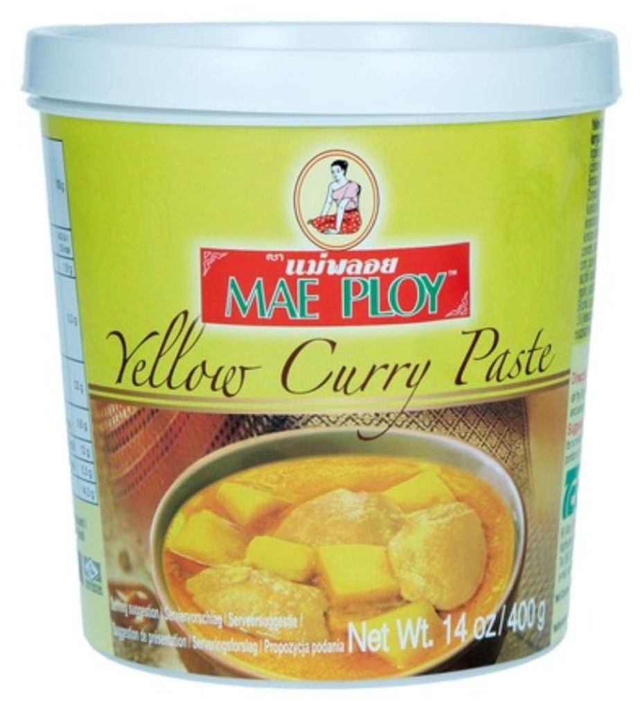 Mae Ploy kari pasta na thajské žluté kari jemná 400g Obrázek produktu 