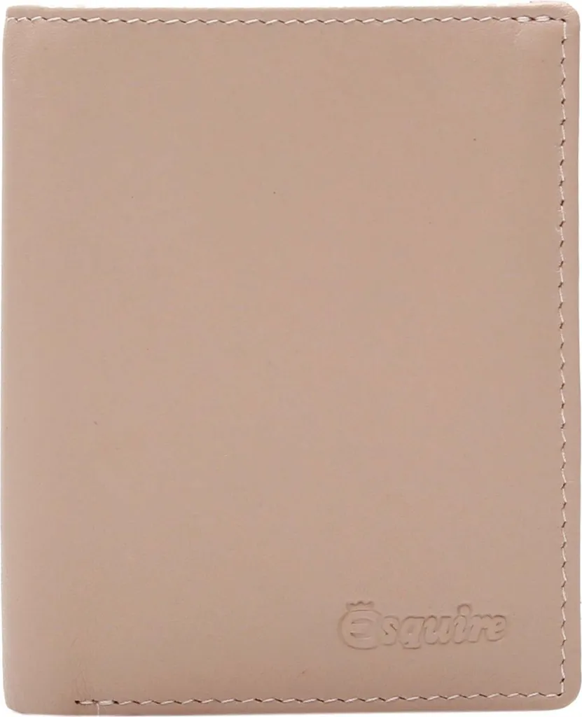 Portafoglio Donna Esquire Viktoria 62 in Pelle Beige con RFID Blocker