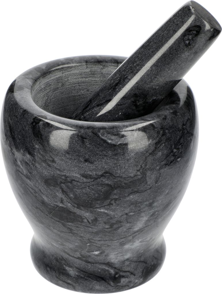 Browin Küchenmörser Aus Marmor, Schwarz, 10,5 Cm Durchmesser