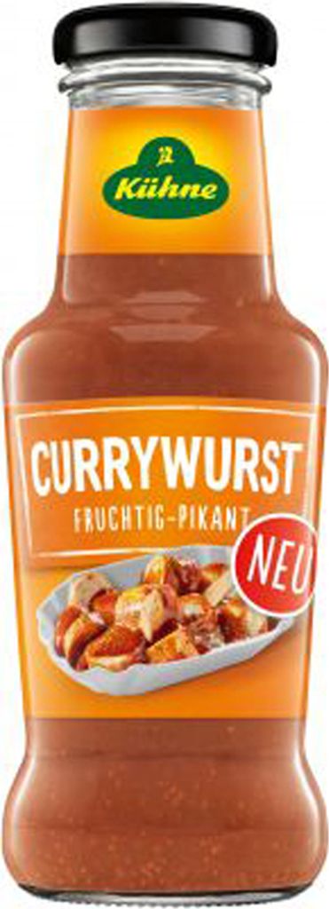 Kühne kořenící omáčka currywurst s cibulí a kari ovocná Obrázek produktu 