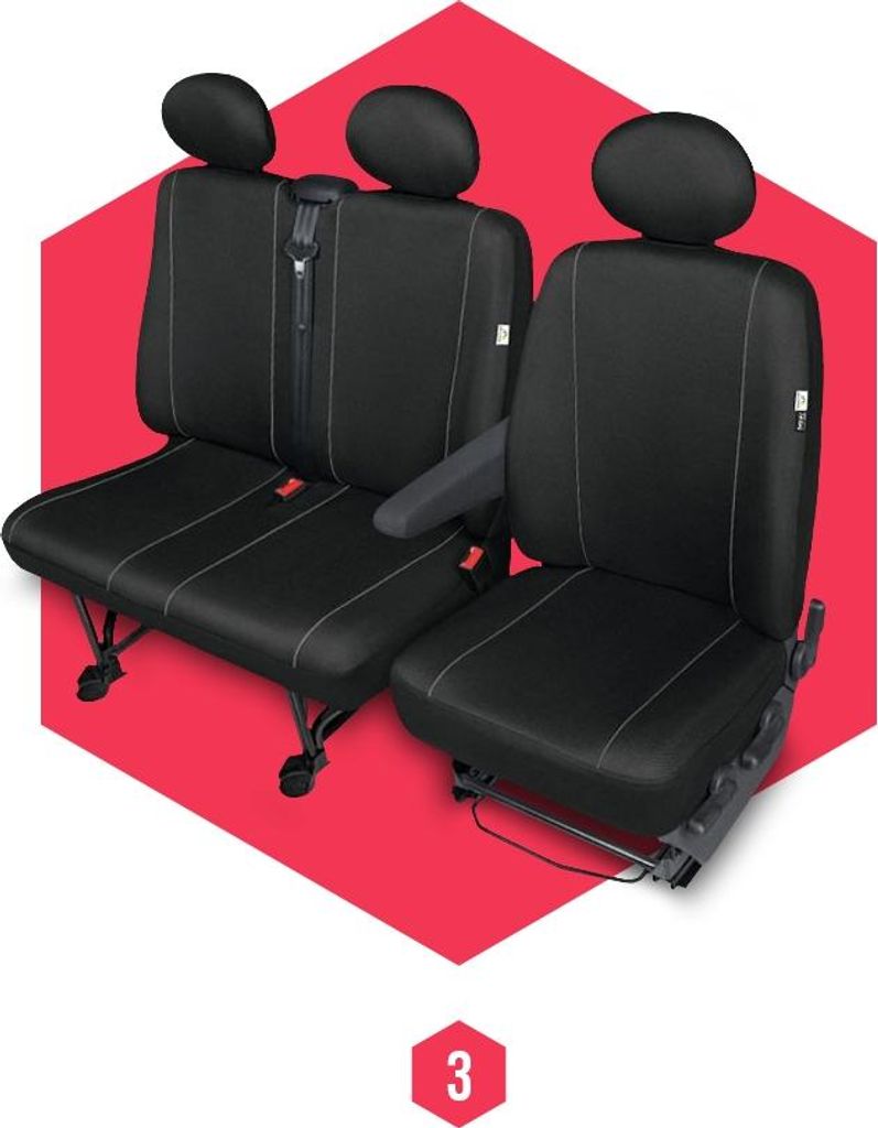 Sitzbezüge für Citroen Jumpy III (16-) Vorne 1+2 Autositzbezüge Schonbezüge