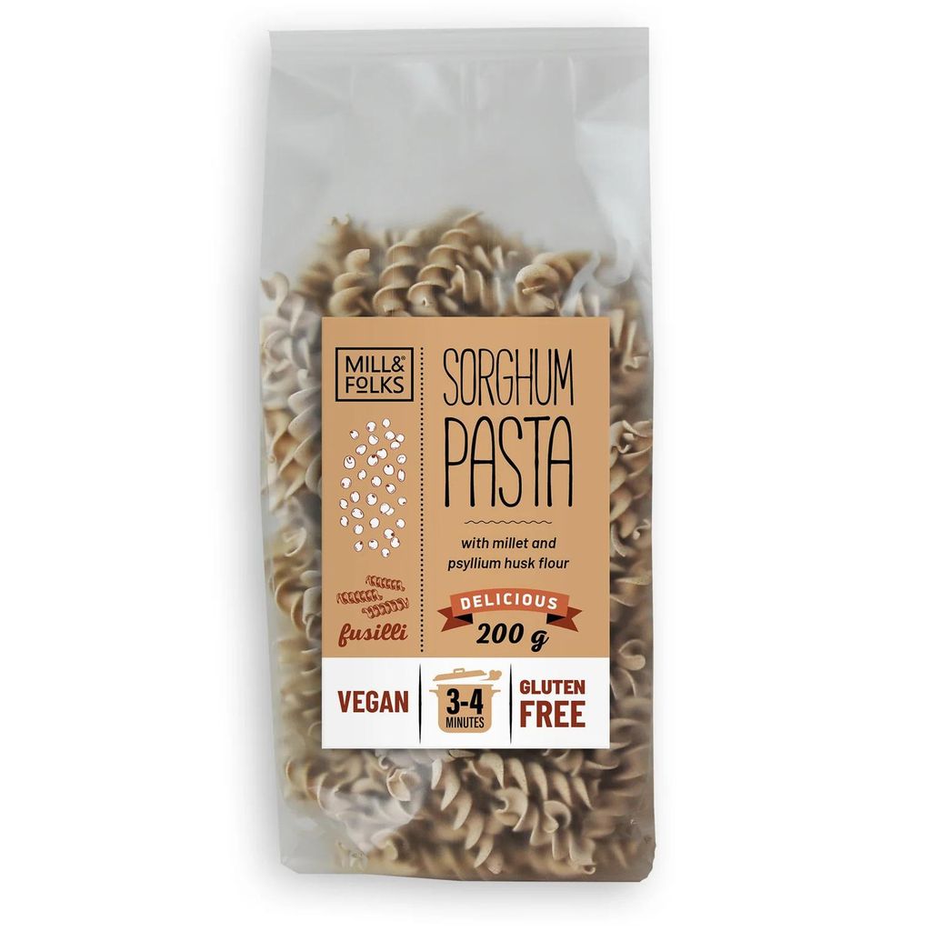 Mill & Folks Sorghum Fusilli 200g / glutenfrei / vegan / Produktbild 