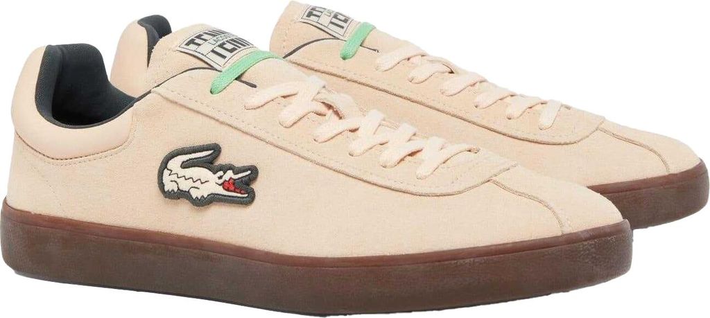 Lacoste - "Baseshot" Sneaker für Herren, Wildleder GT10639 (42 EU) (Pink)