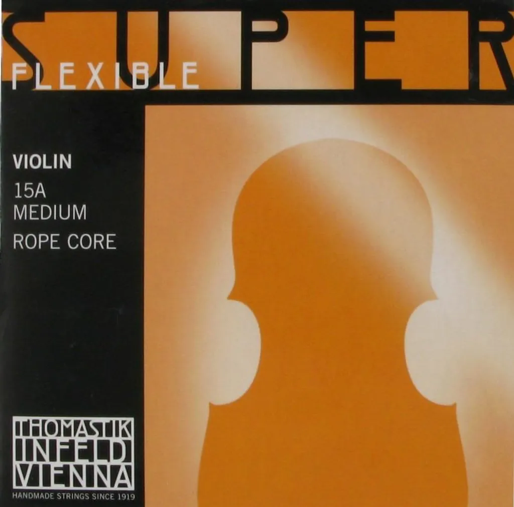 Jeu de Cordes Violon 4/4 Thomastik Superflexible 15A Tension Moyenne