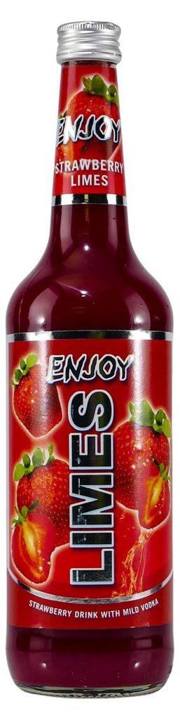 ENJOY Limes Erdbeer Likör Produktbild 