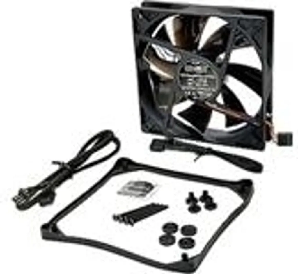 NoiseBlocker BlackSilentPRO PLPS Ventilateur PWM avec Fixation Silicone