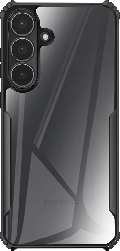 Cover Samsung Galaxy S25 FE Avizar - Rinforzata, Nera, Anti-Caduta