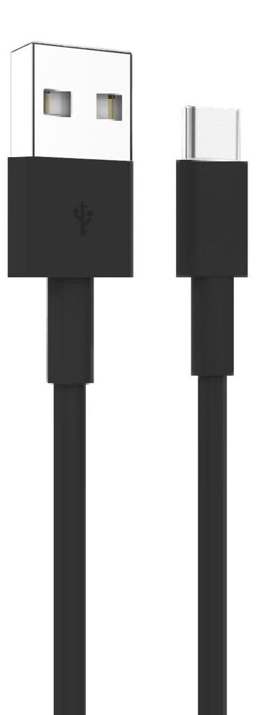 3 meter USB-C zu USB-A Schnell-Ladekabel in schwarz 3m USB Produktbild 