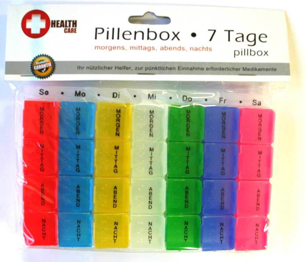 Pillenbox farblich 7-Tageansicht Produktbild 7