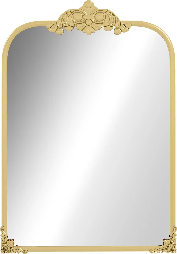 Miroir Mural Baroque Doré 60x87 cm - Solution Déco pour Agrandir l'Espace