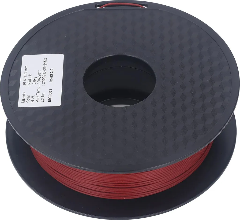 PLA 1,75 mm texturé bois de rose pour objets 3D au rendu naturel mat - 7