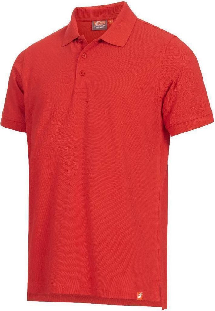 Nitras Motion Tex Light Poloshirt | Gr. XL | 100% Baumwolle | rot