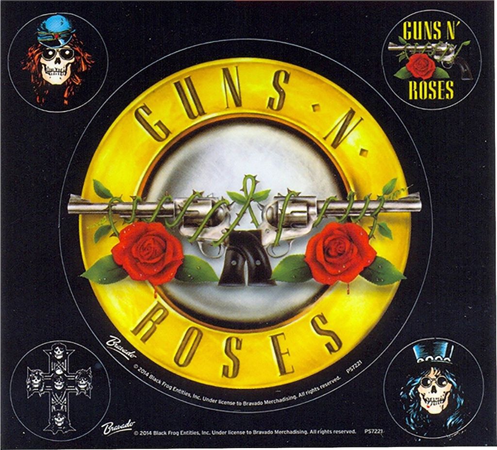 Guns N Roses - Aufkleber TA890 (Einheitsgröße) (Bunt)