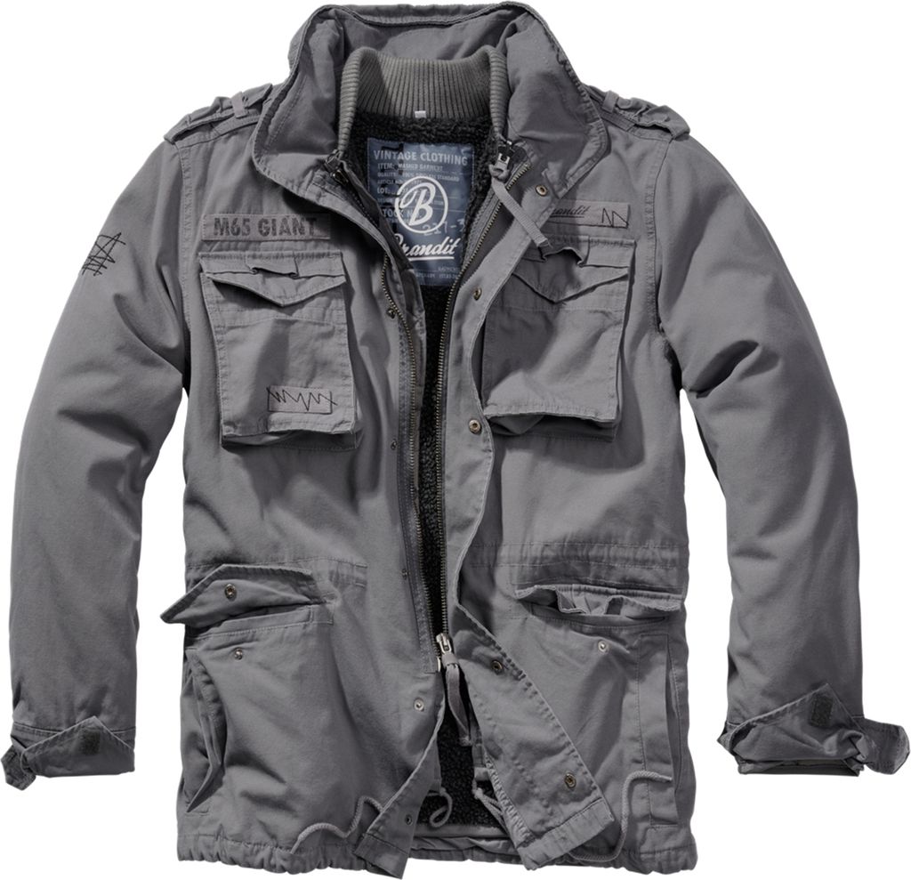 BRANDIT M65 Jacke gigante antracite, 7XL Immagine del prodotto 
