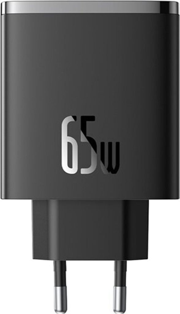 Baseus Cube Pro 65W GaN Schwarzes Ladegert