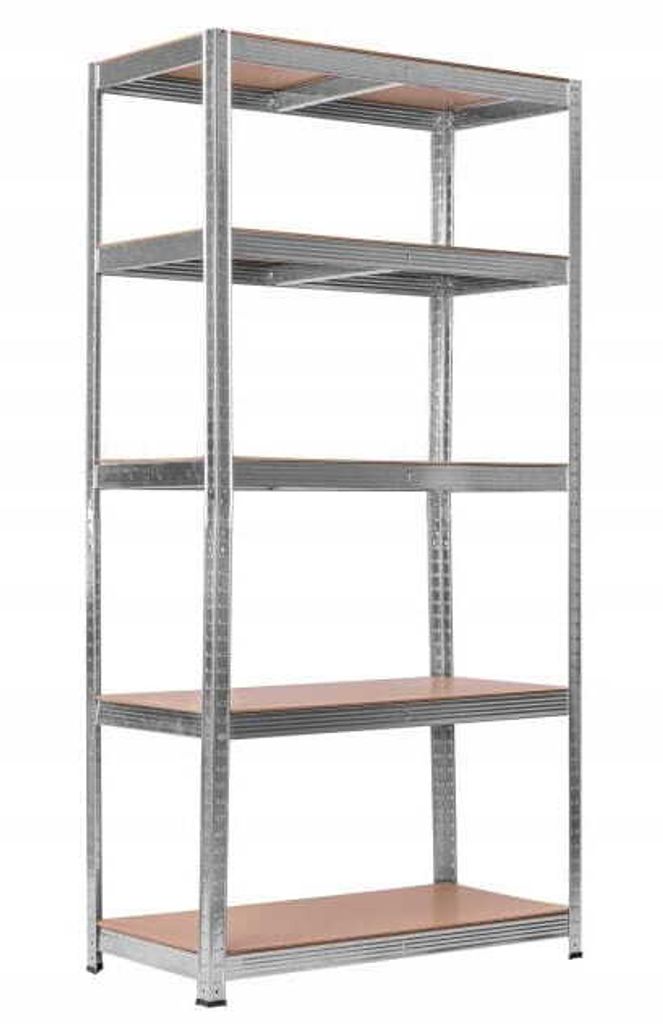 Metallregal 180x90x40x cm - 5 Böden verzinkt praktisch Produktbild 2
