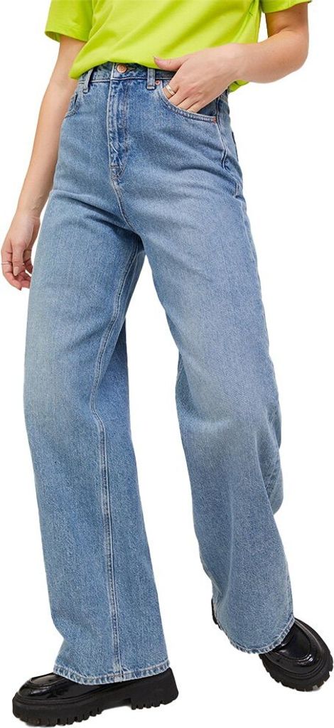Jack & Jones Tokyo Wide Regular Fit Hochtaillierte Jeans Blau 25 / 30 Frau Blau 25