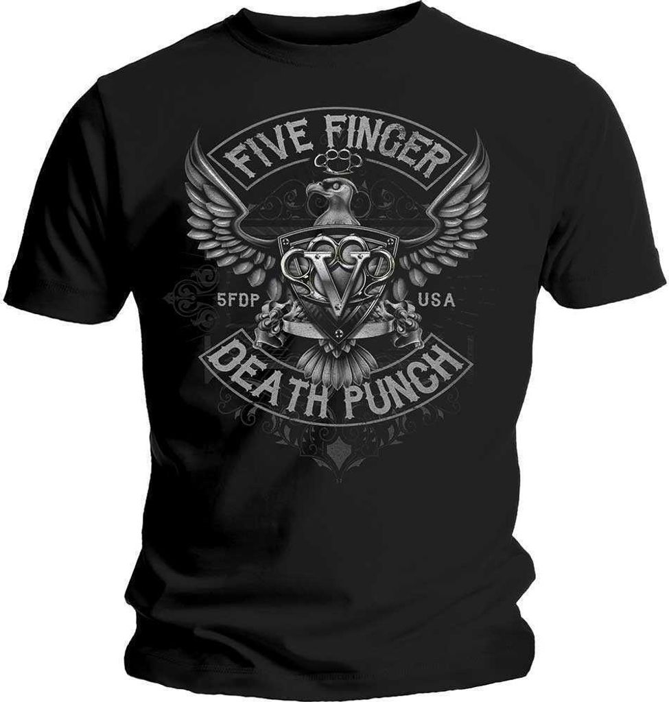 Fünf Finger Death Punch - Howe Eagle Wappen Uni X-large T-Shirt - schwarz