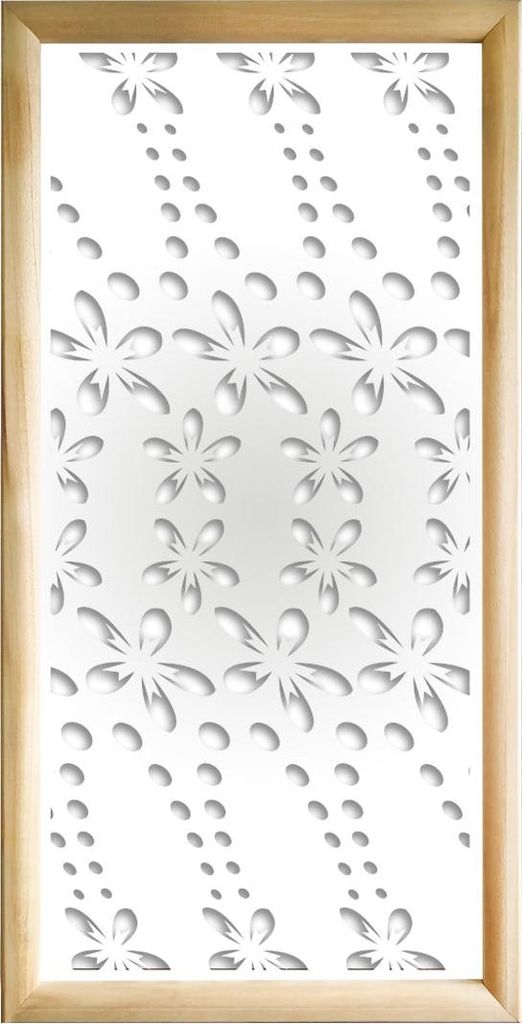 SPRING - Moduli Decorativi in holz e PVC 47x94 cm weiß
