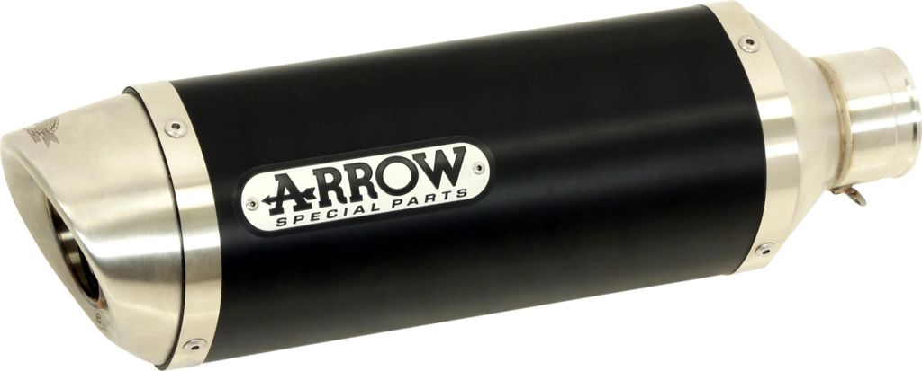 ARROW Auspuff DARK THUNDER für Honda CB125F 2018-, Aluminium schwarz