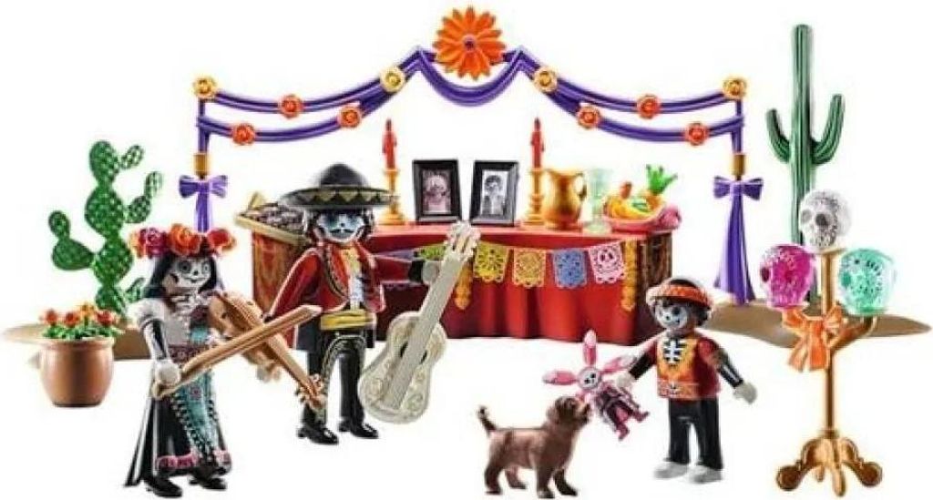 PLAYMOBIL Tag Der Toten Set Mehrfarbig Kinder Mehrfarbig One Size