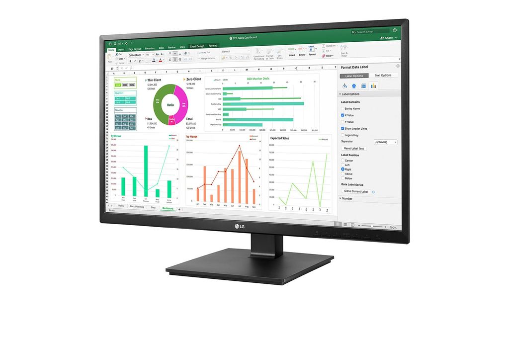 LG 27BN55UP-B - Monitor LED - 68,4 cm (27") - 3840 x 2160 Zdjęcie produktu 3