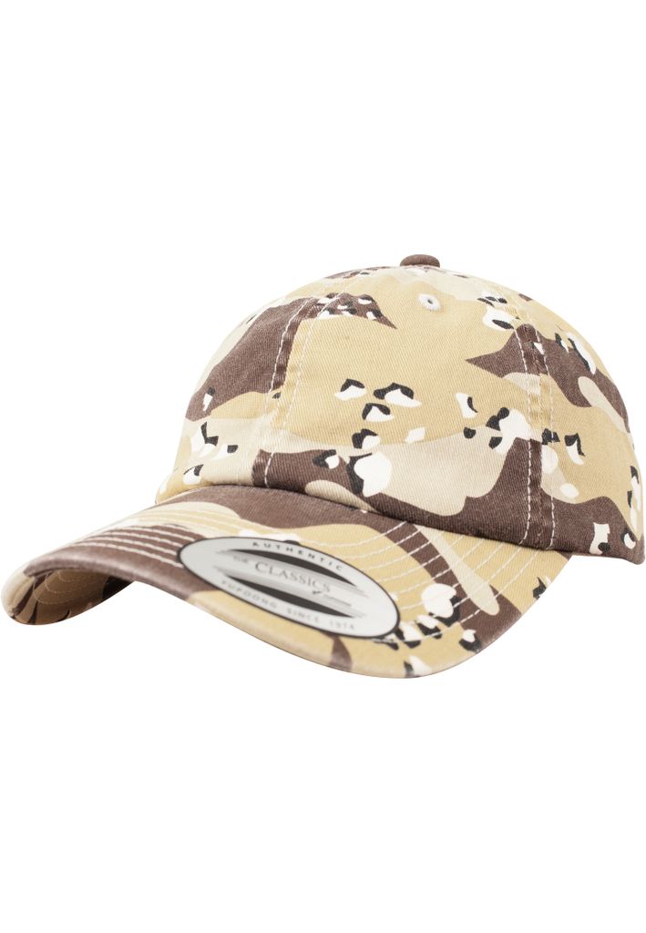 Flexfit LOW PROFILE Strapback Washed Cap - retro desert camo