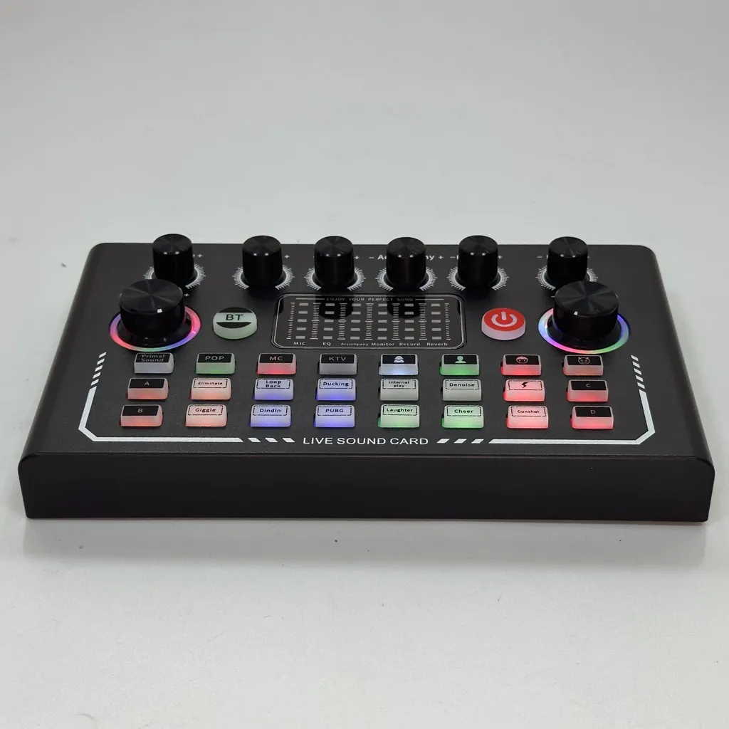AIORBER Kit Audio Podcast: Scheda Esterna e Microfono Professionale - 5