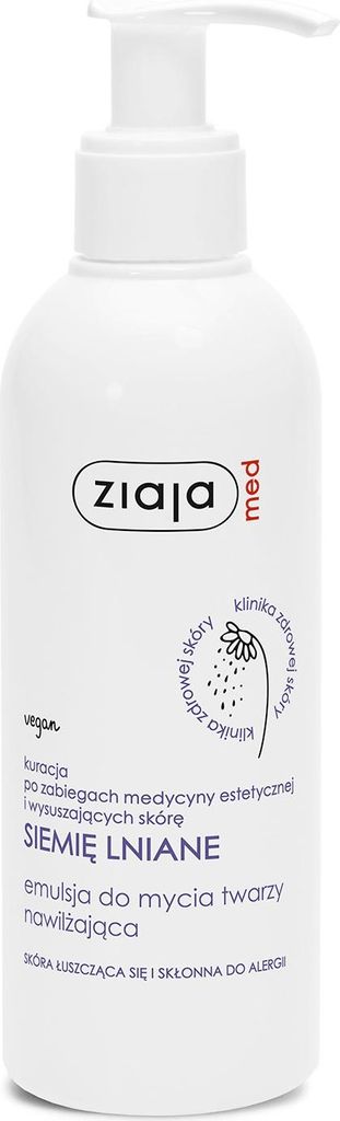 ZIAJA MED LEINSAMEN Gesichtsreinigungsemulsion 190 ml Produktbild 