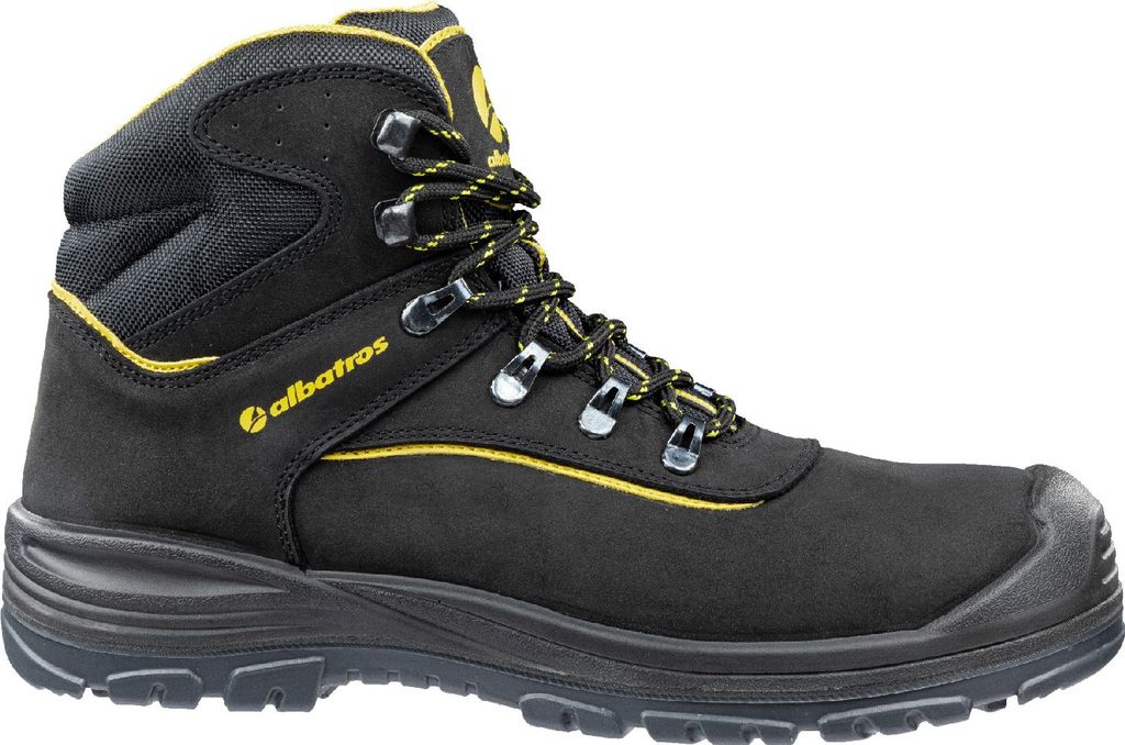 Albatros GRAVEL Chaussures de sécurité S3 SRC noir/jaune 42 Image du produit 
