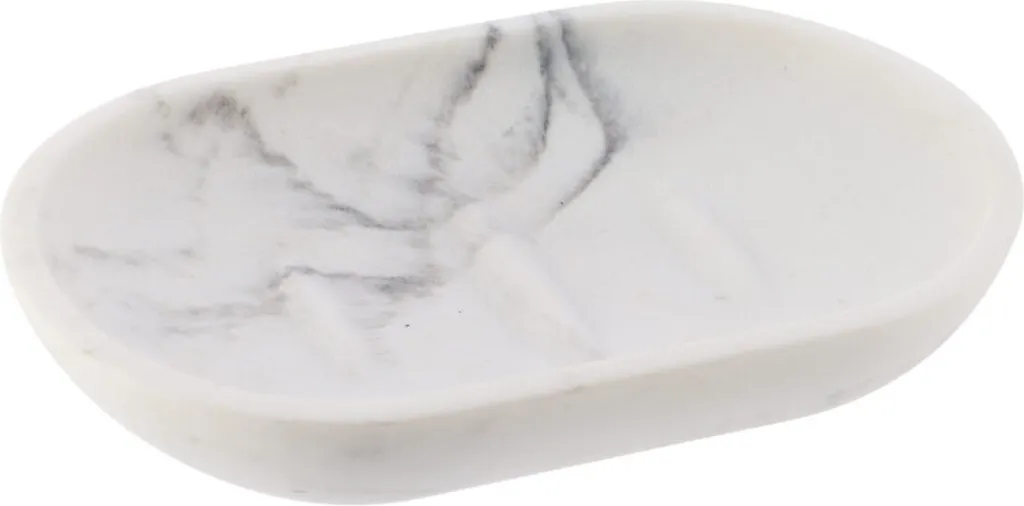 Portasapone in marmo bianco Everist
