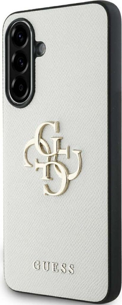 Guess Grained Big 4G Logo Small Classic Logo - Hülle für Samsung Galaxy A56 5G (beige)