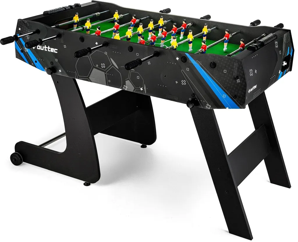 Baby-foot pliable pour enfants et adultes 139cm - Table de foot robuste