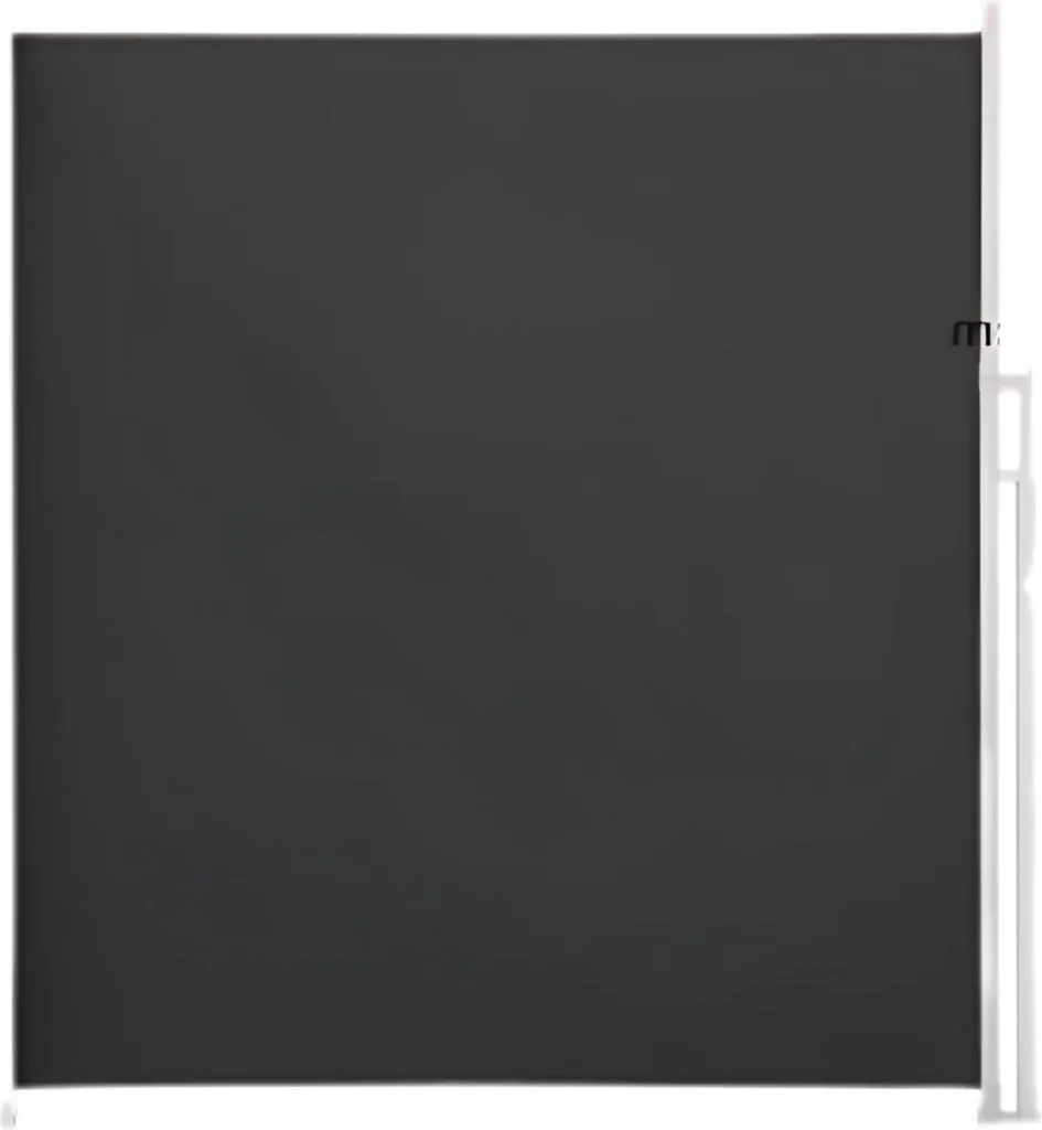 Tenda laterale estensibile - Frangivento e paravento - Ombrellone da balcone, patio e giardino - Idrorepellente - 180x350 cm - Antracite
