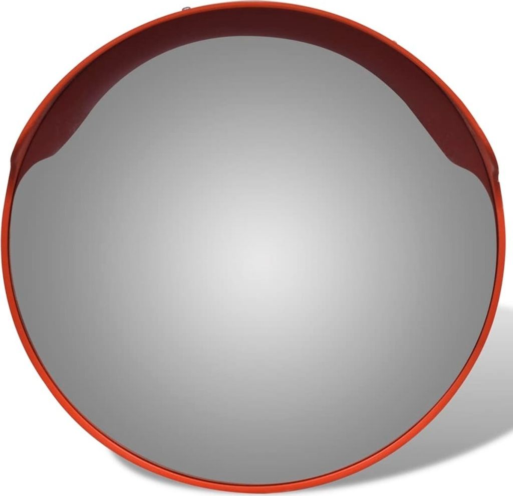 vidaXL Dopravní zrcadlo Convex PC Plastic Orange 45 cm Obrázek produktu 4