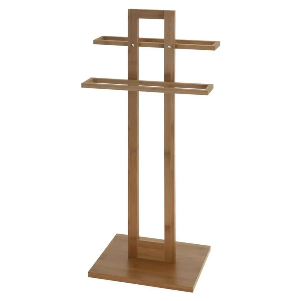 Support serviettes autoportant en bambou imputrescible format compact
