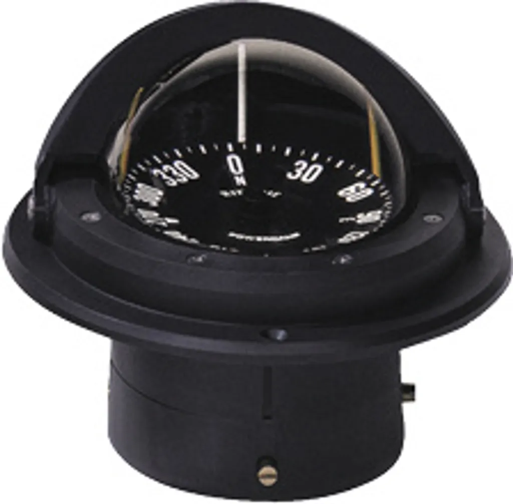Boussole Marine Ritchie Voyager F-82 Rose 76,2mm Noire Éclairage 12V 5°